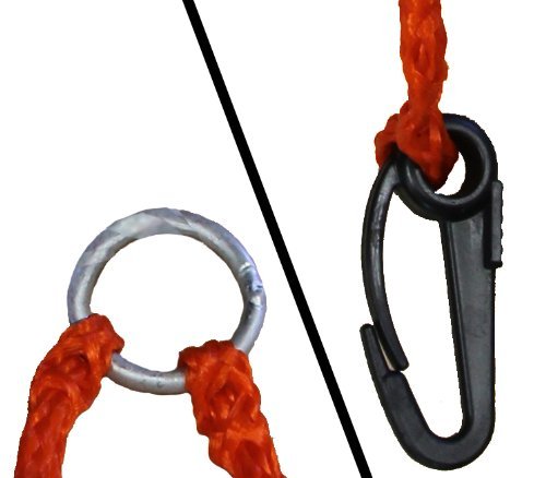 KUFA ø1/4" x 100' leaded Rope,11'' Float, Harness, Caliper, Bait Bag Combo CAQ-1 - Thumbnail 7