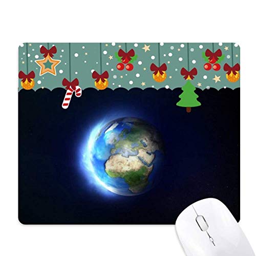 Alfombrilla de ratón de la Tierra azul y blanca para ordenador y oficina
