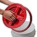 5 Gallon Red Gamma Seal Lid | 2 Pack