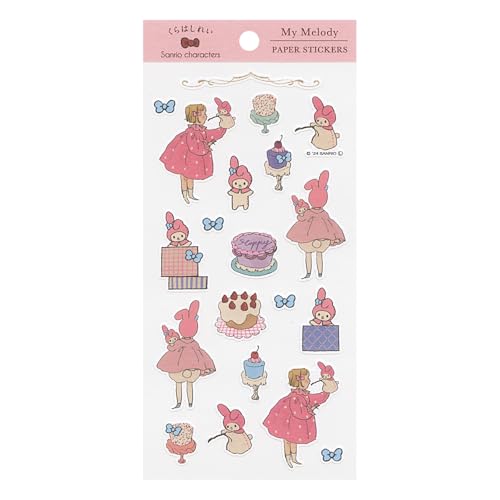 当時物　My Melody マイメロ　 絵がわりシール Amazon.co.jp: マイメロディ[シールシート]パフィーライクシール