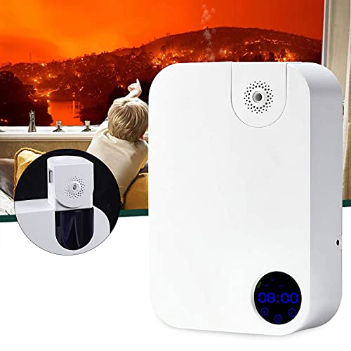 Difusor aromático eléctrico 12W con pantalla LED y montaje miniatura 3