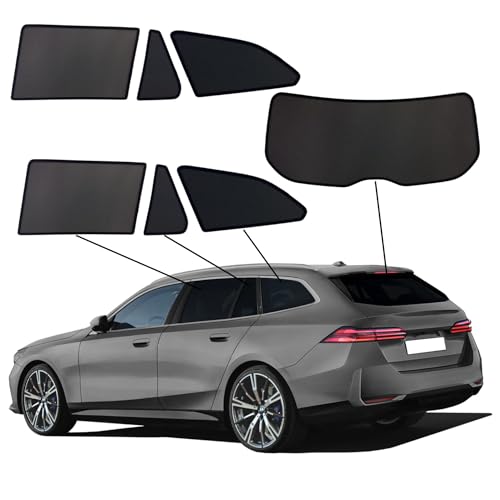 Protection solaire et visuelle pour BMW i5 et Série-5 G61 Touring anti-UV et chaleur noir