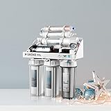 Ukoke RO75GP 6 Stages Reverse Osmosis Water Filtration System, Under Sink pH+ Alkaline Remineralizin