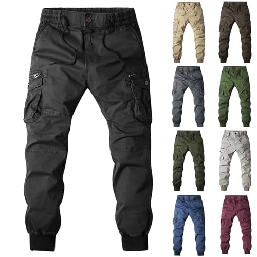Mens Resort Wear 2025 Big and Tall Casual Drawstring Vacation Pants with Pockets Lightweight Loose Fit Trousers