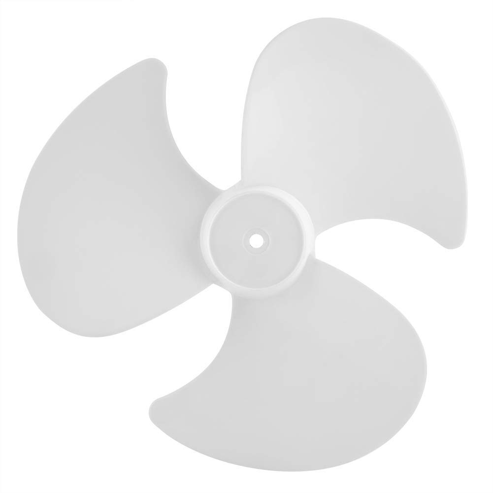 Raguso 2Pcs 10.6 inch Household Plastic Fan Blades Replacement 3 Leaves Standing Pedestal Fan Table Fanner General Accessories