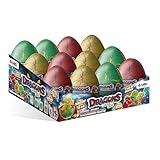 MEGGA Egg Mini Dragons – 12er-Set Drachen Eier zum Schlüpfen & Wachsen | 6 Verschiedene Drachen...