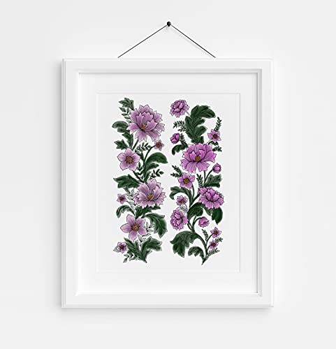 Flower Clear Stamps For Card Making, Leaves Flower Frame Background Transparent Silicone Clear Rubber Stamp Seal For Holiday Card Making Diy Scrapbooking Photo Album Paper Card Craft Supplies #TOP4