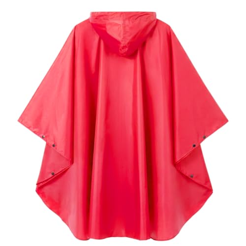 Image of Rain Poncho Jacket Coat Hooded Zipper Style for Women /Men /Adult with Pocket
