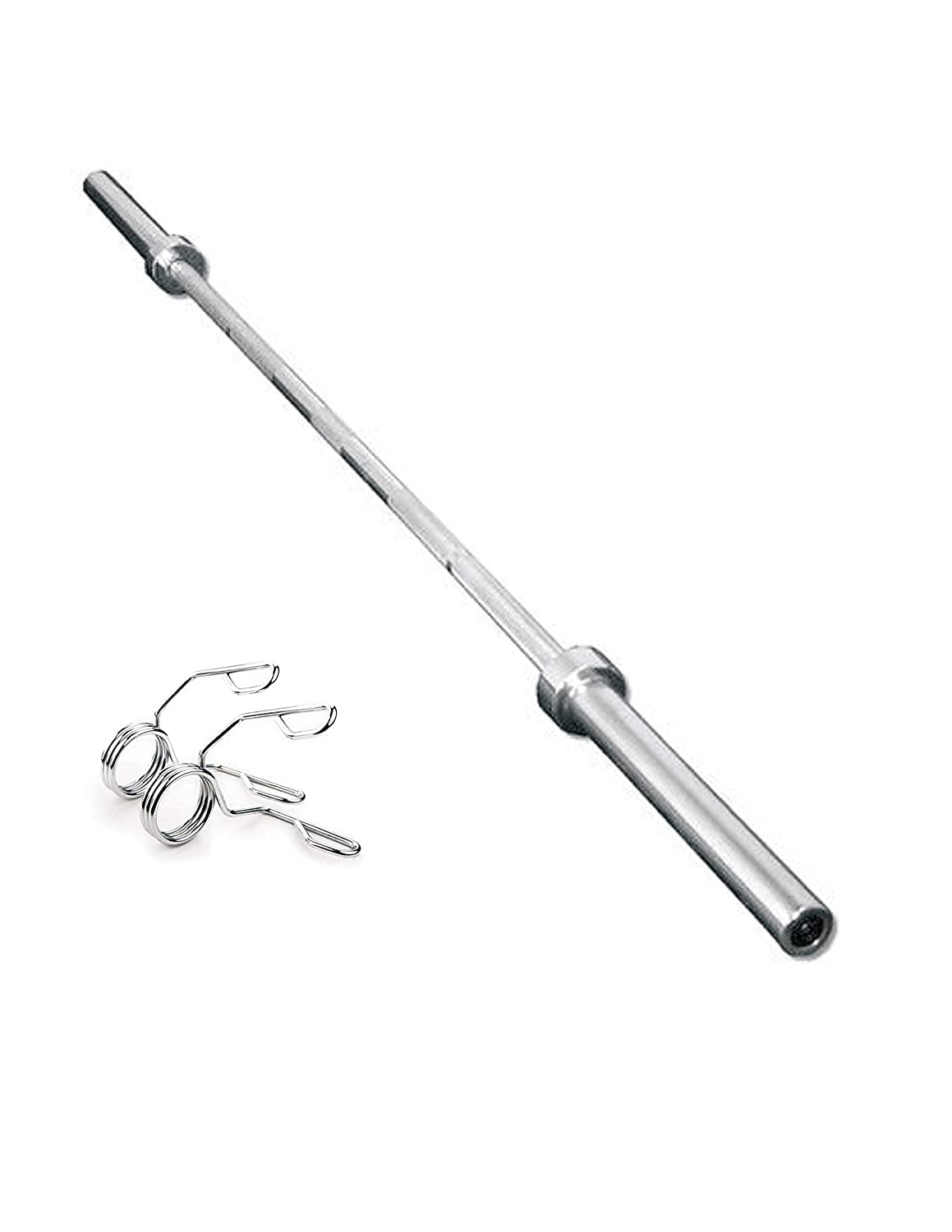 Fit Squad 5 Feet Straight Olympic Barbell Rod for Fitness (30 mm Internal Dia and 50mm Outer Dia) with Springs Side Locks (B0CPC3WNY2) Amazon Price History, Amazon Price Tracker