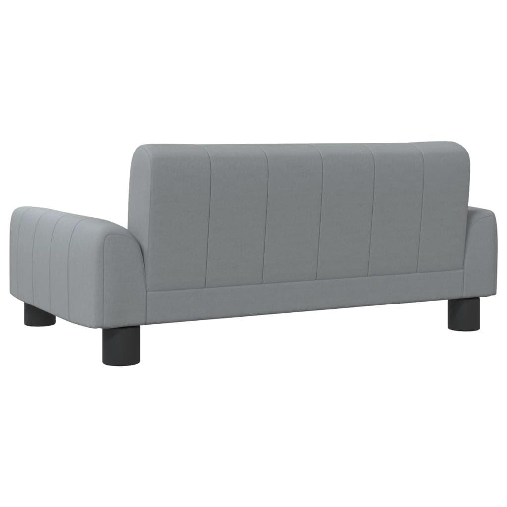 Homgoday Łóżko dla psa z tkaniny jasnoszare 70 x 45 x 30 cm, legowisko dla psa dla zwierząt domowych i kota struktura łóżka typ 2 legowiska dla psów produkt dla zwierząt domowych i zwierząt
