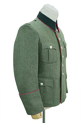 Tunique M41 panzer allemande de la WW2 en laine field grey de haute qualité historique