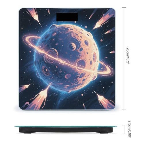 Báscula digital de baño Mysterious Planet 400 lb miniatura 2