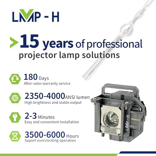 Lámpara para proyector Epson VS400 EB-1830 y modelos compatibles miniatura 3