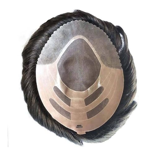 Systèmes de remplacement capillaire pour hommes avec base mono NPU fine 8x10
