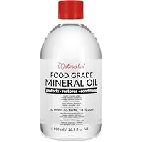 Materialix Mineralöl in Lebensmittelqualität (500ml) - für Produkte wie Holz, Bambus, Stein, Schiefer, DYI-Kosmetik, Balsame, Cremes, Lotionen, Haarpflege, Badeprodukte, Salben eignet.
