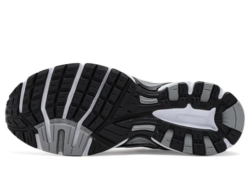 Saucony Sneaker Ride Millennium Donna, Nero/Argento, 38 Eu - 5