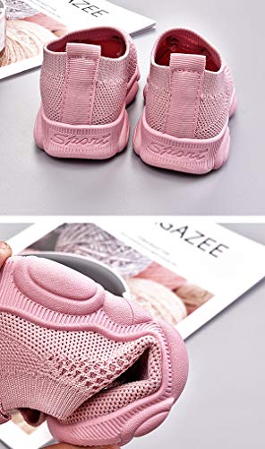 DEBAIJIA Peuter Schoenen 0-3 T Baby Eerste Wandelschoenen Kid Schoenen Effen Trainers Antislip Ademend lichtgewicht EVA… - Image 4