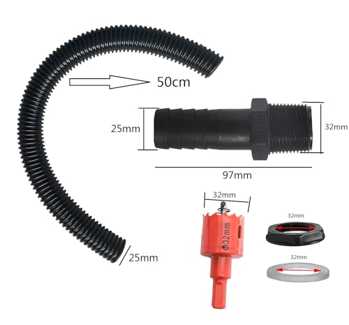 Gutter Diverter for Rain Barrel, Suitable for Connecting Two Faucets, Buckets, and Water Tanks, Rain Barrel Diverter Kit No Need for Sealing at Low Flows During Dry Periods