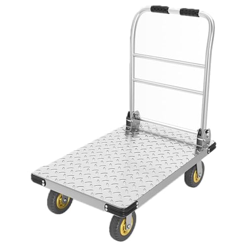 Carretilla plegable de plataforma para carga doméstica miniatura 1