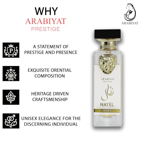 Image of ARABIYAT Nayel Queen Eau De Parfum 100 ml (Pack of 1) Elegant Floral Fruity Perfume For Women, Long Lasting Scent, Vaporisateur Natural Spray, Arabic Luxury Fragrance