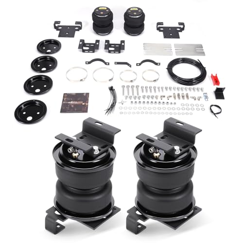 maXpeedingrods 5000 lbs Rear Air Suspension Bags Kit for Chevrolet Silverado GMC Sierra 2500 HD 3500 2001-2010 Air Helper Spring Kit