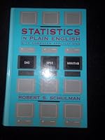 Statistics in Plain English: With Computer Applications 0412067315 Book Cover