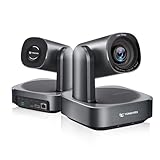 TONGVEO Conference PTZ Camera 10X Optical Zoom HDMI USB3.0 IP Live Streaming POE Supply, HD 1080P 60fps Video Conference Camera for Conferencing Church Worship Events Services