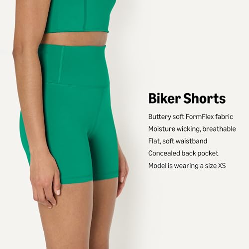 Image of Amazon Essentials Women's Active FormFlex Buttery Soft High Waist Biker Shorts