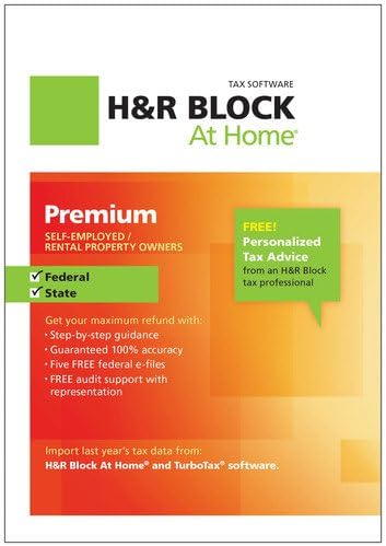 Amazon Com H R Block At Home Premium Tax Software