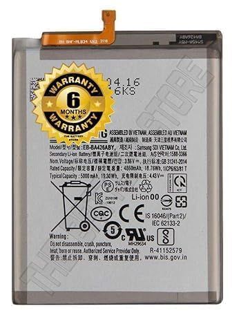 Image of THE BATTERY STORE Original EB-BA426ABY Battery for Samsung M42 /5G / A72 / A32 /5G M32 /5G M42 /5G A326B Battery 6 Month Warranty****(PR265)
