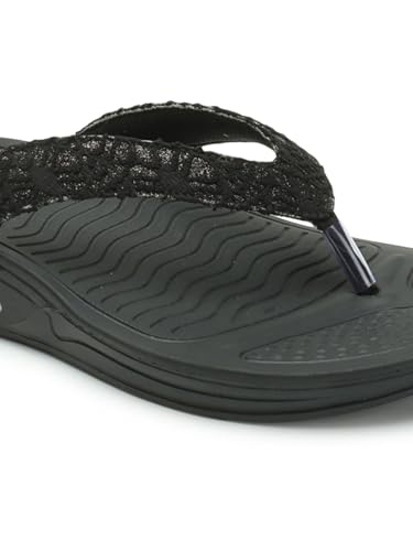 Image of Carlton London women's Textured Thong Comfort Sandals
