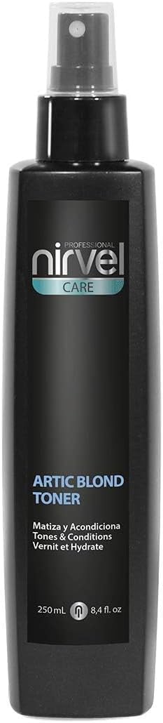 NIRVEL - Artic Blond Hair Mask for Cold Blondes - Purple Toner for Blonde, Bleached or Highlighted Hair - Anti-Yellow Treatment, Shine & Hydration for Dry, Damaged Hair - 34oz