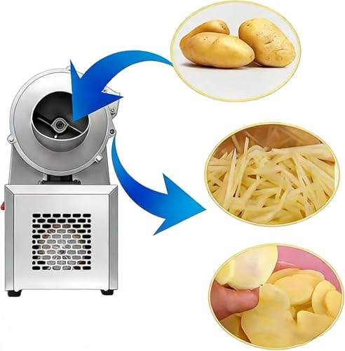 Cortadora y ralladora eléctrica de verduras acero inoxidable miniatura 5