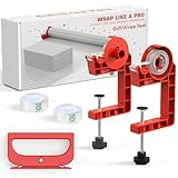 Tabletop Gift Wrapping Tool with Tape Dispenser & Cutterβ2 Pack Adjustable Wrapping Paper Table Clamps with 2 TapesβPerfect for Valentine's Day, Easter, and Crafting