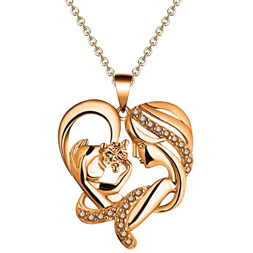 Collier pendentif femme anti-allergie qui ne noircit pas la peau sensible