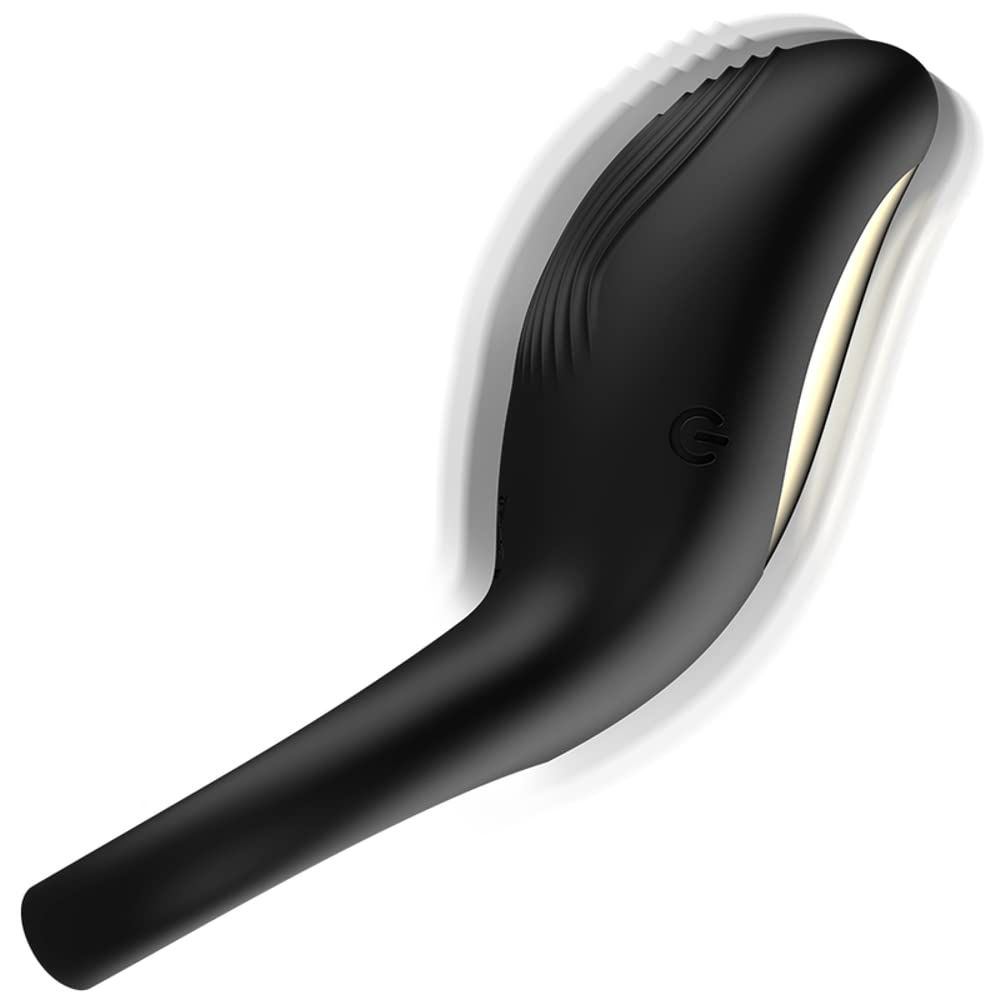 ANELLO FALLICO VIBRANTE PER PENE IN SILICONE NERO CON TELECOMANDO WIRELESS
