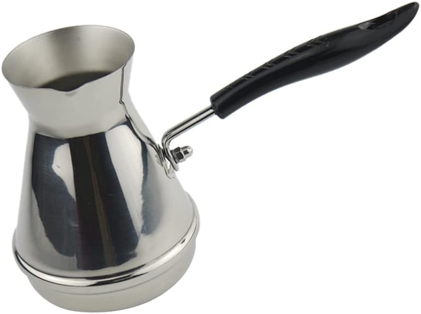 Turkish Coffee Pot Coffee Decanter Espresso Decanter Stainless Steel (Color : A Size : 250ml) (A 650ml)