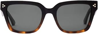 نظارات شمسية OTIS Eyewear Oska باللون الأسود الداكن هافانا/رمادي قطبي