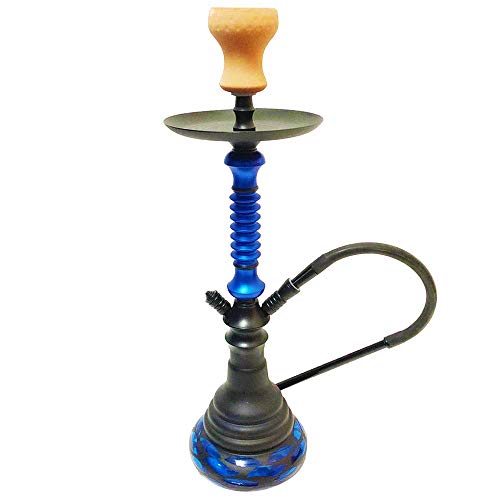 NO ONE Classical Glass Bottle Aluminum stem small Hookah Shisha – Bild 6