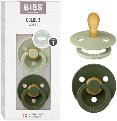 Amazon.com : BIBS Pacifiers 0-6 Months | 2-Pack Soothers | BPA-Free ...