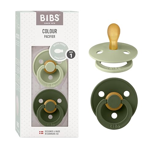 BIBS Colour Symmetrical Schnuller 2er Pack, BPA-frei Dummy-Schnuller,...