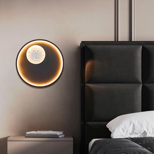 Lámpara de pared luna para lectura nocturna en cuarto infantil