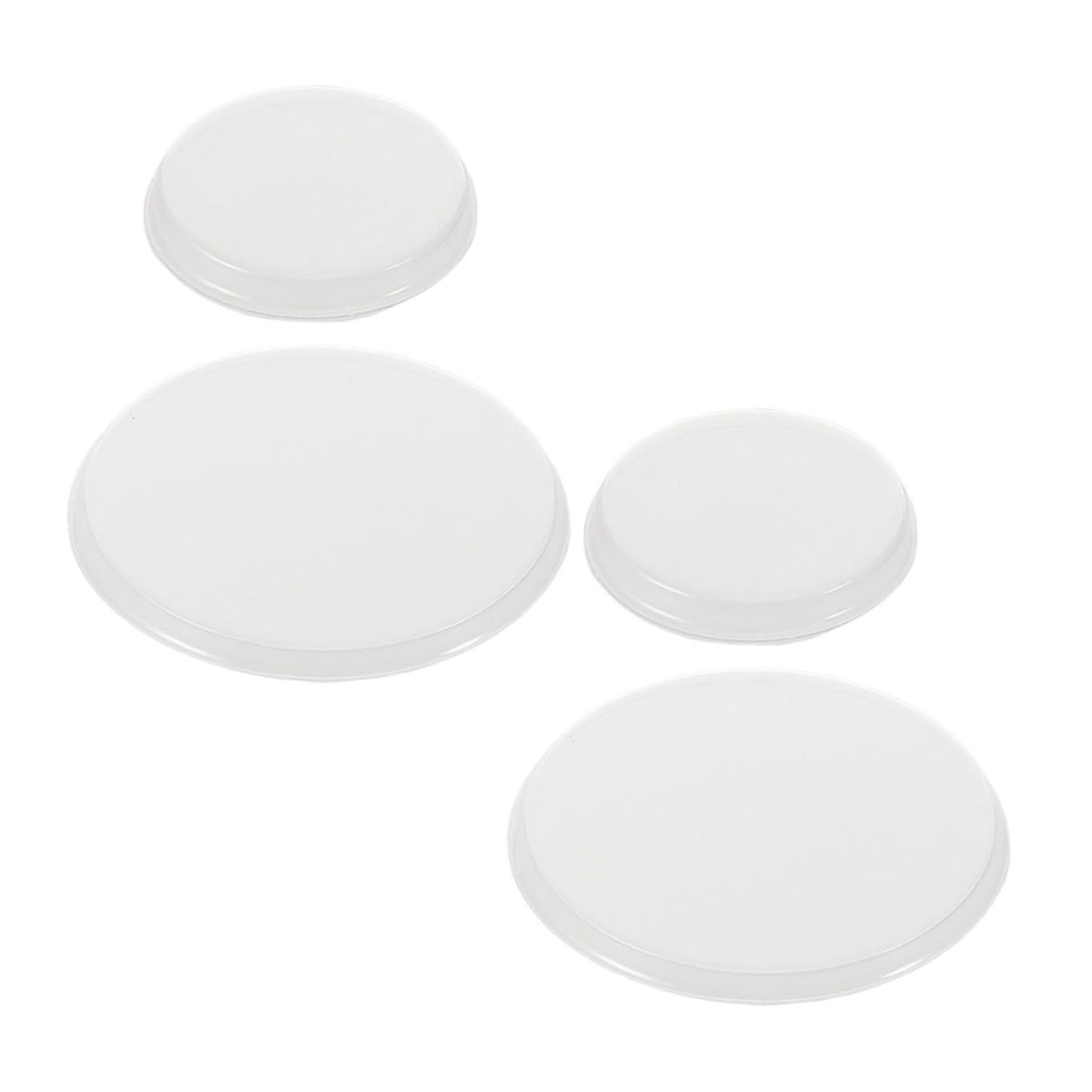 4pcs Stethoscope Replacement Diaphragm Parts Kit for Adult and Pediatric Use, Suspended Membrane Accessories Compatible with Hospital and Doctor Stethoscopes