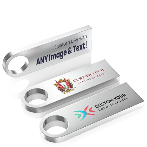 Customizable Flash Drives 256MB 10/20/ 50/100Pack,Wooolken Flash Drive