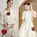 Zeph Hosea Women Heart Shaped Clutch Handbag Wedding Party Evening Bag Mini Chain Purse Cocktail Prom Tote Shoulder Bag