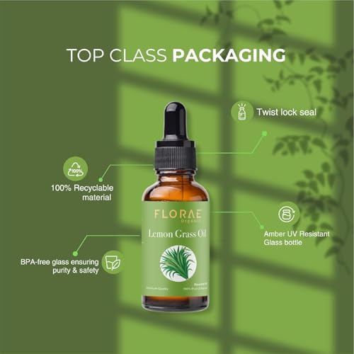 Aceite esencial de hierba limón 4 Fl Oz puro y natural miniatura 4