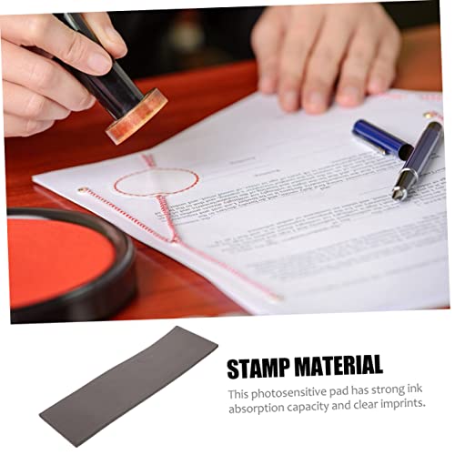 2 Unidades almofada carimbo fornecimento fabricação selos carimbo bloco Gravação carimbos tapete par