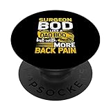 Chirurg Bod Wie Ein Papa Bod Chirurgie Spezialist Vatertag PopSockets mit austauschbarem PopGrip