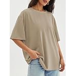 ATHMILE Womens Oversized T Shirts Loose Fit Crewneck Short Sleeve Tops Summer Casual Blouse Y2K 2025 Basic Tee Beach - Image 4