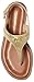 Michael Kors Women's Mandy Thong Sandal, Pale Gold, 7